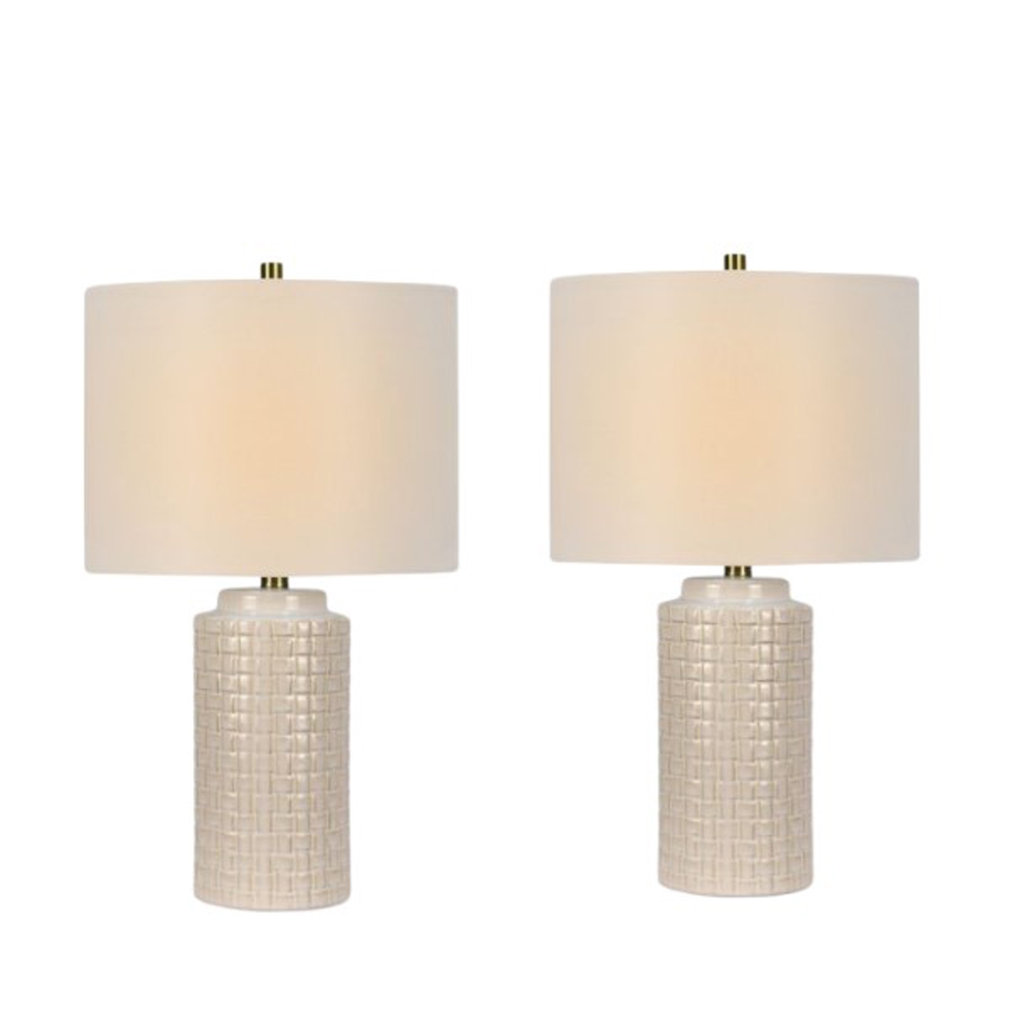 Basket weave table lamp deals