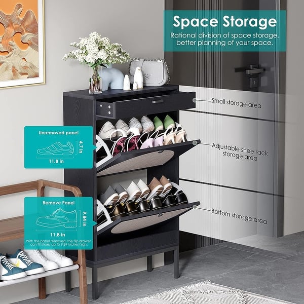 short dresser with shoe rack on bottom Shoe dresser rattan