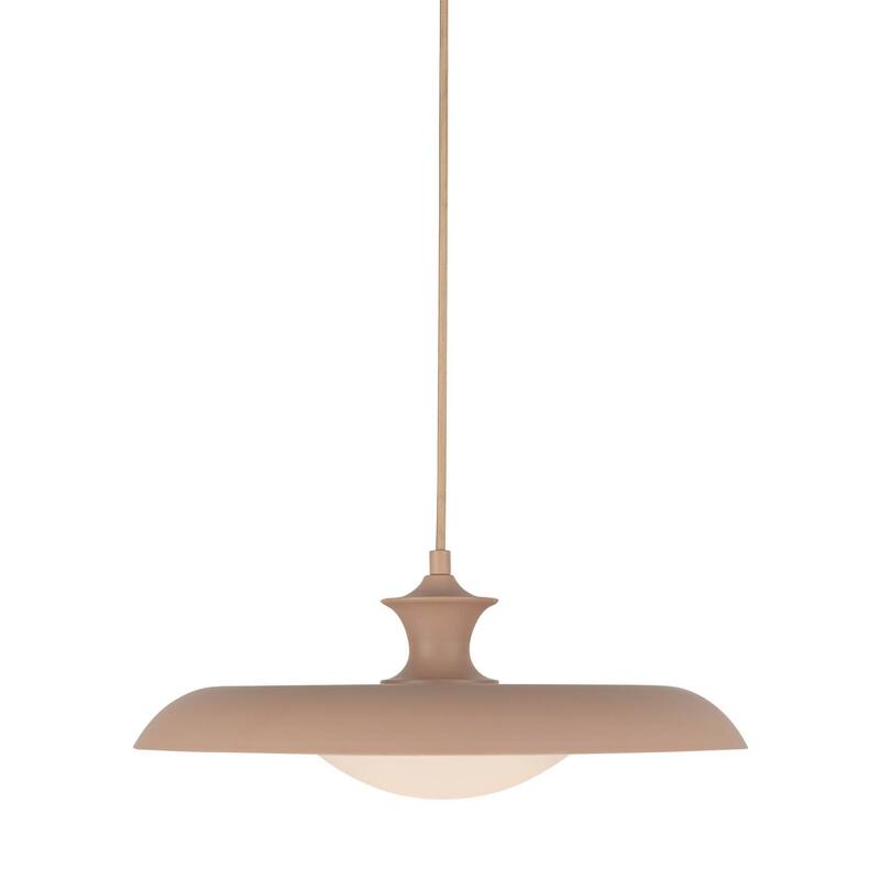 Alora Lighting PD557015 Minori 16" Wide Pendant with Metal and Opal - Peach
