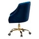 preview thumbnail 107 of 115, Lydia Swivel Height Adjustable Task Chair with Gold Base