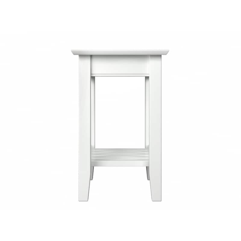 AFI Mission Chair Side Table with Charging Station