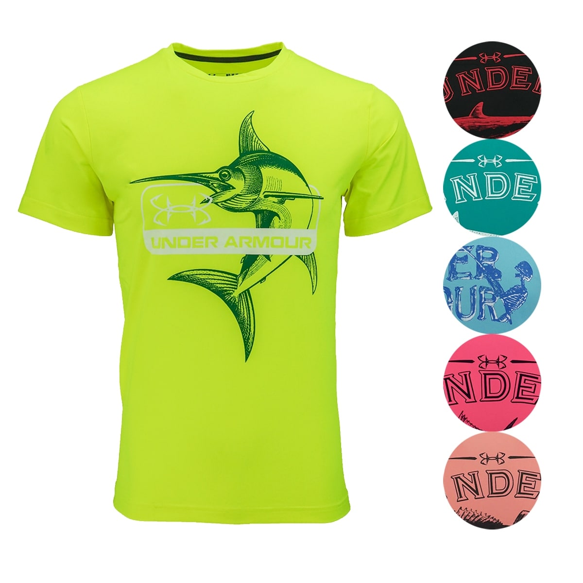 Shop Under Armour Men S Ua Fish Hook Big Logo T Shirt Overstock 23485329