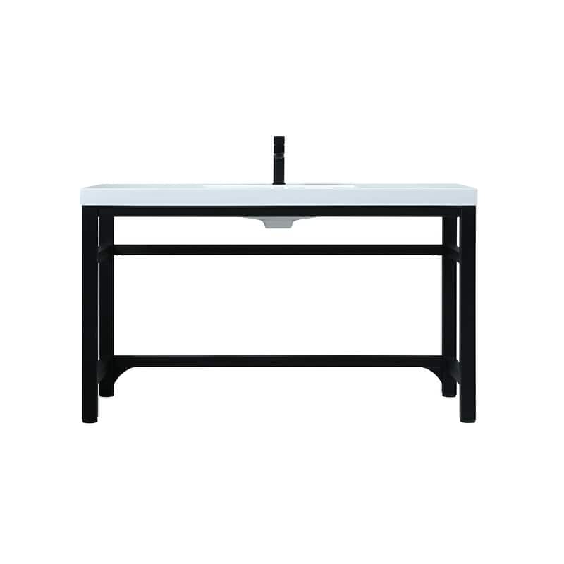 Elegant Lighting VF14554 Raya 54" Free Standing Single Basin Vanity