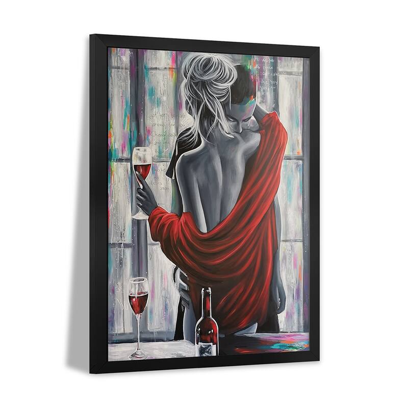 Red Red Wine Premium Framed Poster by Natmir Lura