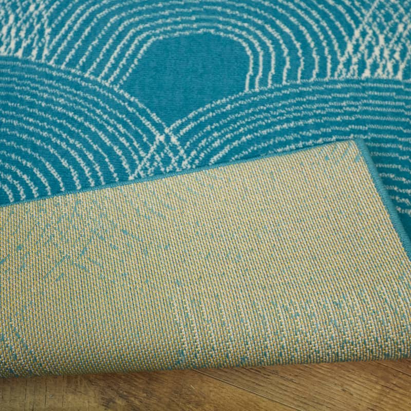 Porch & Den Schoeler Striped Scale Contemporary Indoor/Outdoor Area Rug