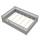 preview thumbnail 11 of 12, Full Size Floor Bed with Super High Security Barrier
