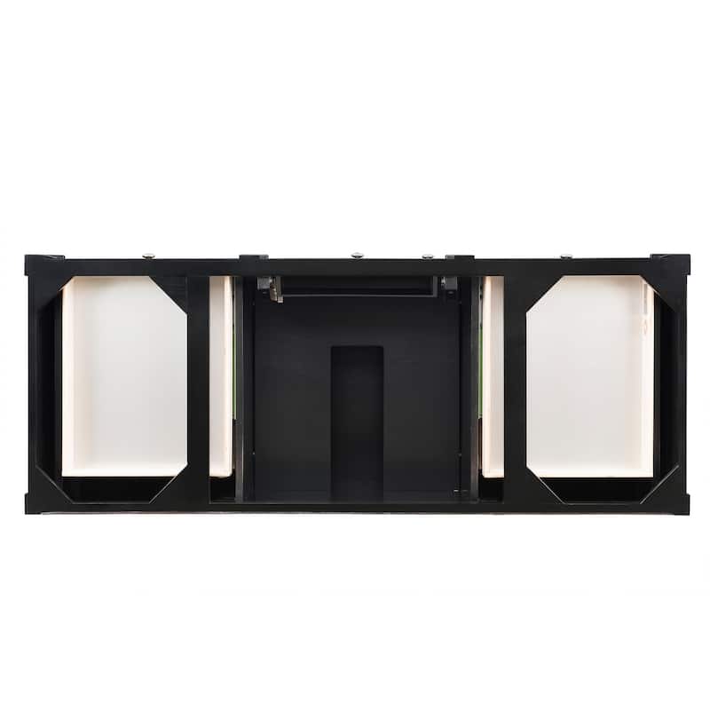 James Martin Vanities Brittany 60" Single Vanity, Black Onyx