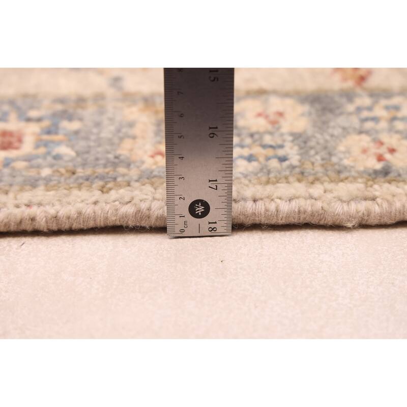 ECARPETGALLERY Hand-knotted Jules Serapi Light Grey Wool Rug - 2'6 x 8'0