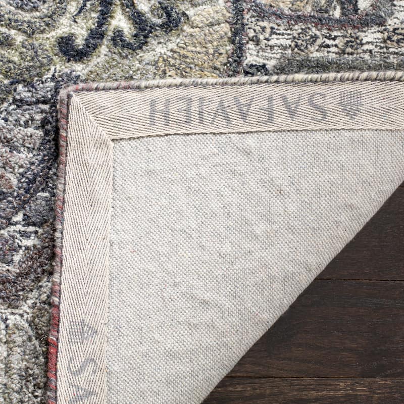 SAFAVIEH Handmade Marquee Genta Modern Medallion Wool Rug
