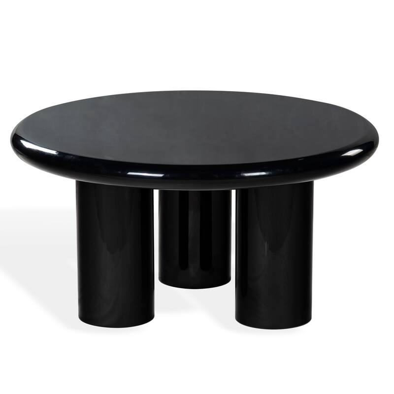 SAFAVIEH Couture Lollita Round Concrete Coffee Table - 35"W x 35"D x 18"H