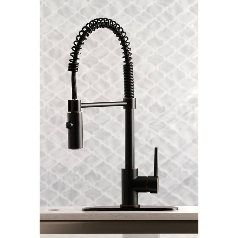 Kingston Brass Concord Single-Handle Pre-Rinse Kitchen Faucet