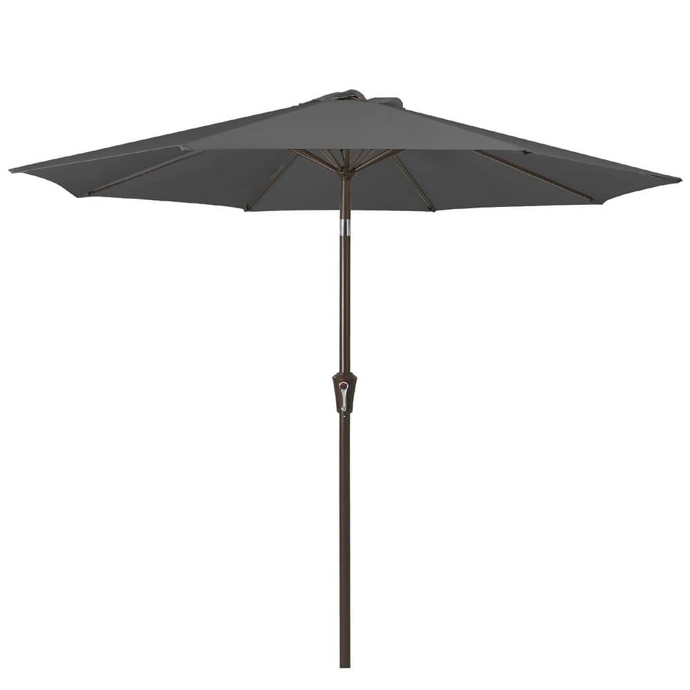 10ft Patio Market Umbrella with Crank & Tilt,UV-Risistant