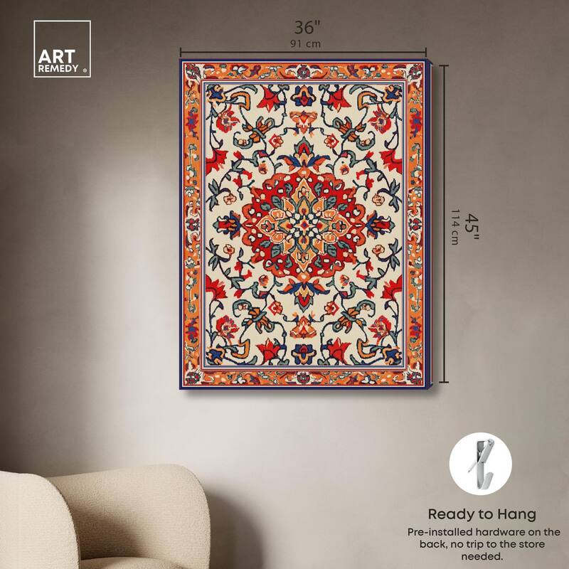 Morrocan Garden II Canvas by Art Remedy, Gallery Wrapped