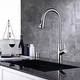 preview thumbnail 4 of 7, Kitchen Faucet with Pull Down Sprayer Single Handle Kitchen Sink Faucets Modern One Hole Kitchen Faucets With Deck Plate