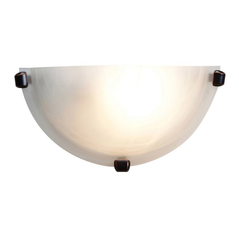 Access Lighting Mona - Wall Sconce - Alabaster Glass Shade - Replaceable LED