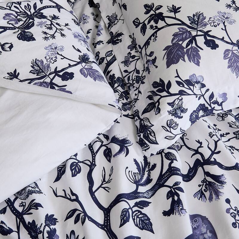 Brooklyn Loom Ava Floral Duvet Cover Set