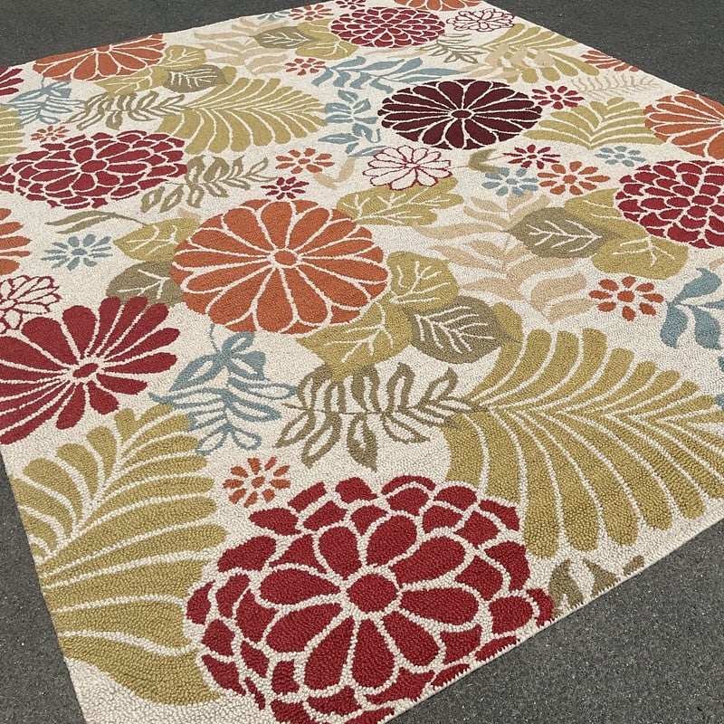 HERAT ORIENTAL Handmade Contemporary Floral Design Tufted Wool Rug Collection