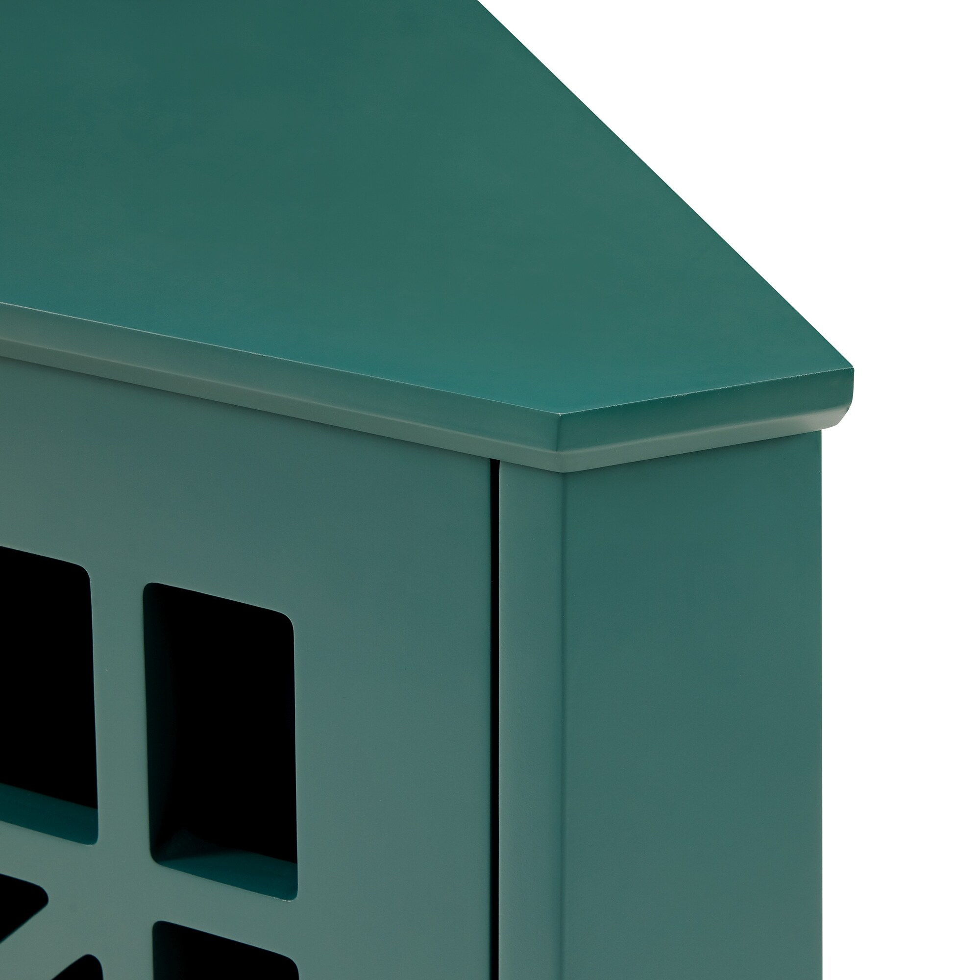 Copper grove loches fretwork corner accent cabinet sale