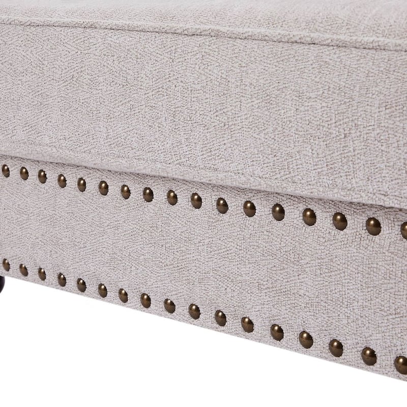 82" Chenille Sofa Couch, Upholstered Sectional Sofa