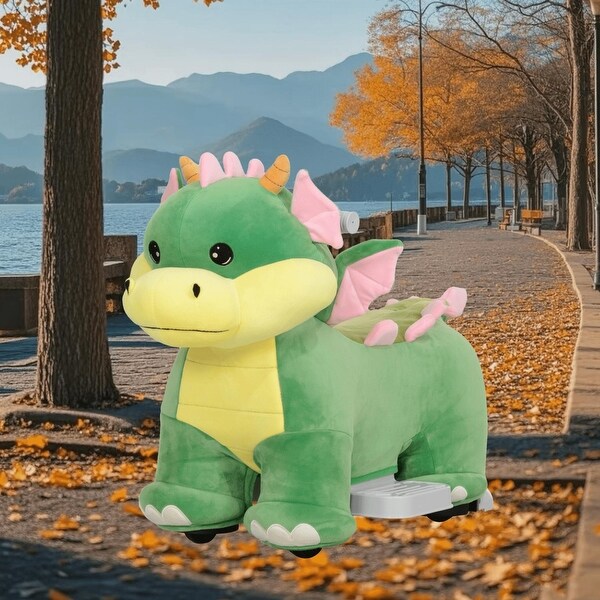 Triceratops 6v ride on store