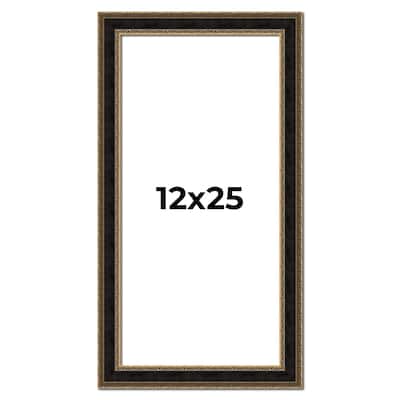 12x25 Frame Gold Antique Vintage Sold Wood Picture Frame | 1.75 Inch