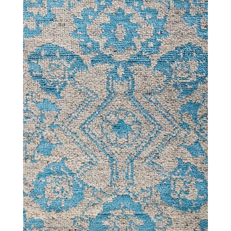 Ikat One-of-a-Kind Hand-Knotted Area Rug, Beige - 7' 10" x 9' 10"