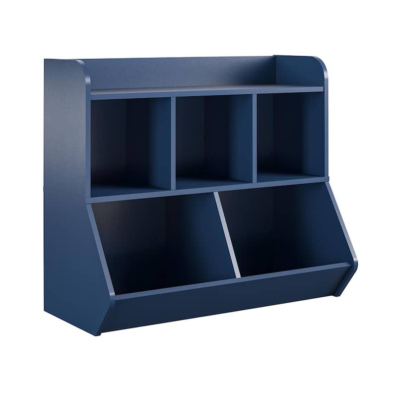 Avenue Greene Samuel Kids Toy Storage Bookcase - Navy