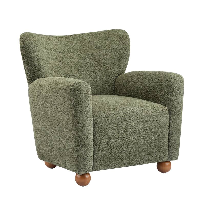 Christopher Knight Home - Eulalia Wingback Boucle Armchair