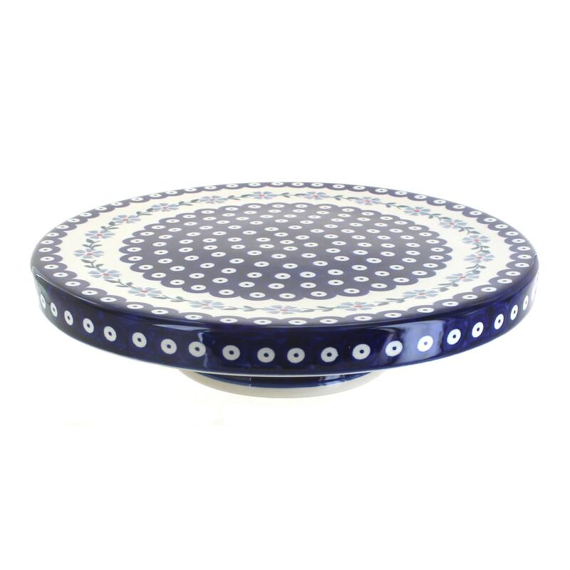 Blue Rose Polish Pottery N007 Manufaktura Dual Dish