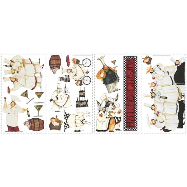 slide 2 of 5, RoomMates White Chefs Wall Decals