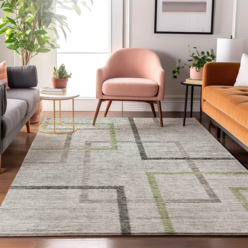 Premium Washable Super Soft Modern Kenzie Mayfield Rug