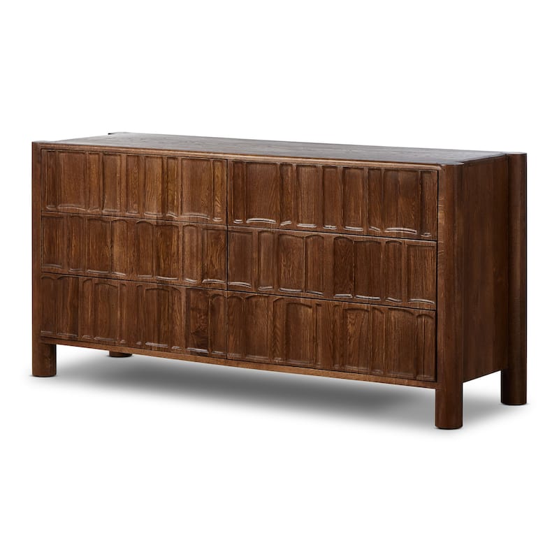 Dinklage 6 Drawer Dresser-Cocoa Oak