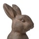 preview thumbnail 27 of 55, Glitzhome MgO Standing Rabbit Bunny Garden Yard Statue Indoor Figurines
