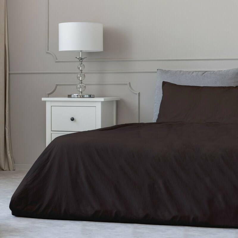 Twin Luxury Comfort 4-Piece 1800 Count Bedding - EXTRA SOFT SHEETS - Dark Brown