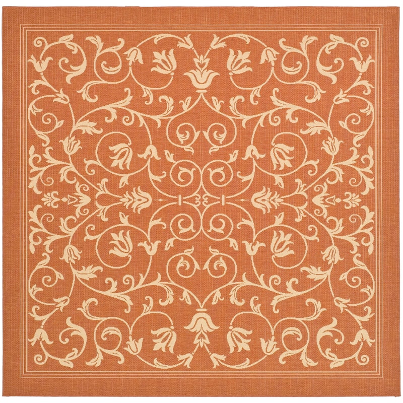 SAFAVIEH Courtyard Clarine Indoor/ Outdoor Waterproof Patio Backyard Rug