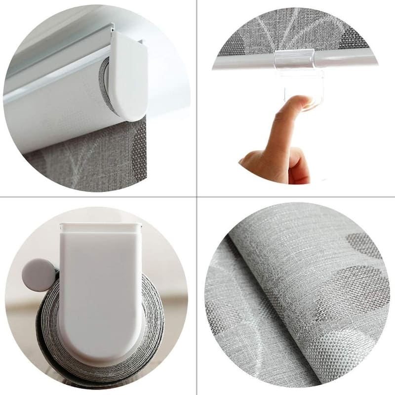 Fresh start Polyester Roller shade,Blinds for Indoor Windows, 100% Blackout Window Blinds for Home