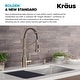 preview thumbnail 21 of 39, Kraus Bolden 2-Function 1-Handle Commercial Pulldown Kitchen Faucet