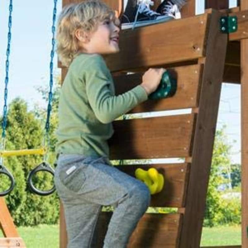 Swing-N-Slide Climbing Rocks - Green and Yellow (12-Pack) - 12 Pack