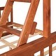 preview thumbnail 37 of 71, Elegant Twin-Over-Full Bunk Bed Wooden Kids Bed with Ladders,Guardrail,Staircase and Two Storage Drawers