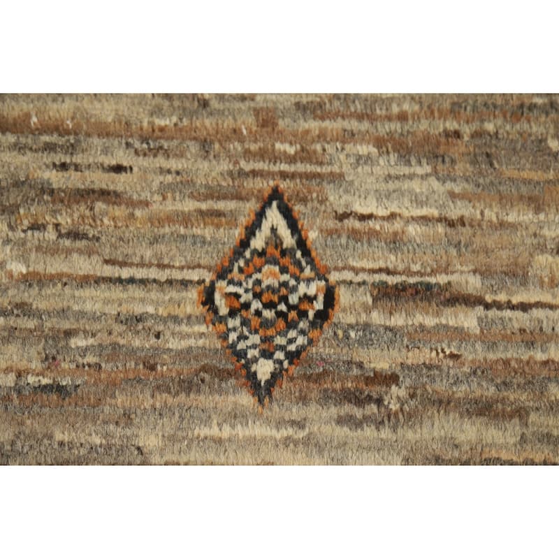Moroccan Oriental Area Rug Handmade Living Room Wool Carpet - 7'3" x 9'7"