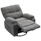 preview thumbnail 45 of 46, 360° Swivel Chair, Upholstered Recliner Chair with Adjustable Backrest Massage Reclining Chai for Living Room Lounge Chair
