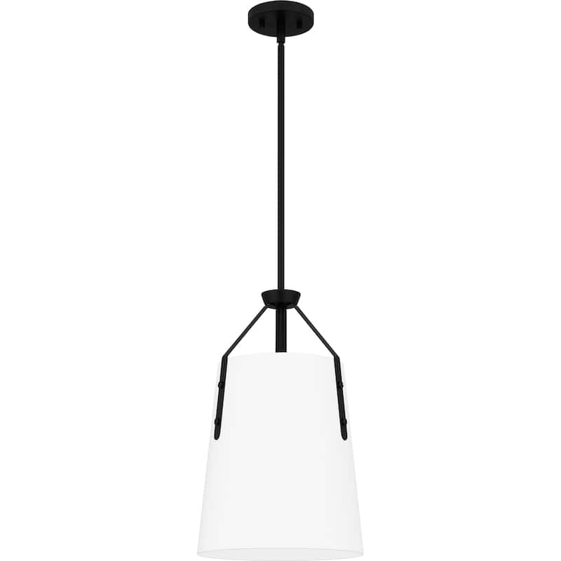 Faye 1-Light Matte Black Pendant Light