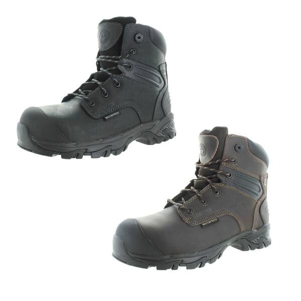Shop Justin Brands Men S 6 Work Tek Sabre Boots Leather Overstock 15859406