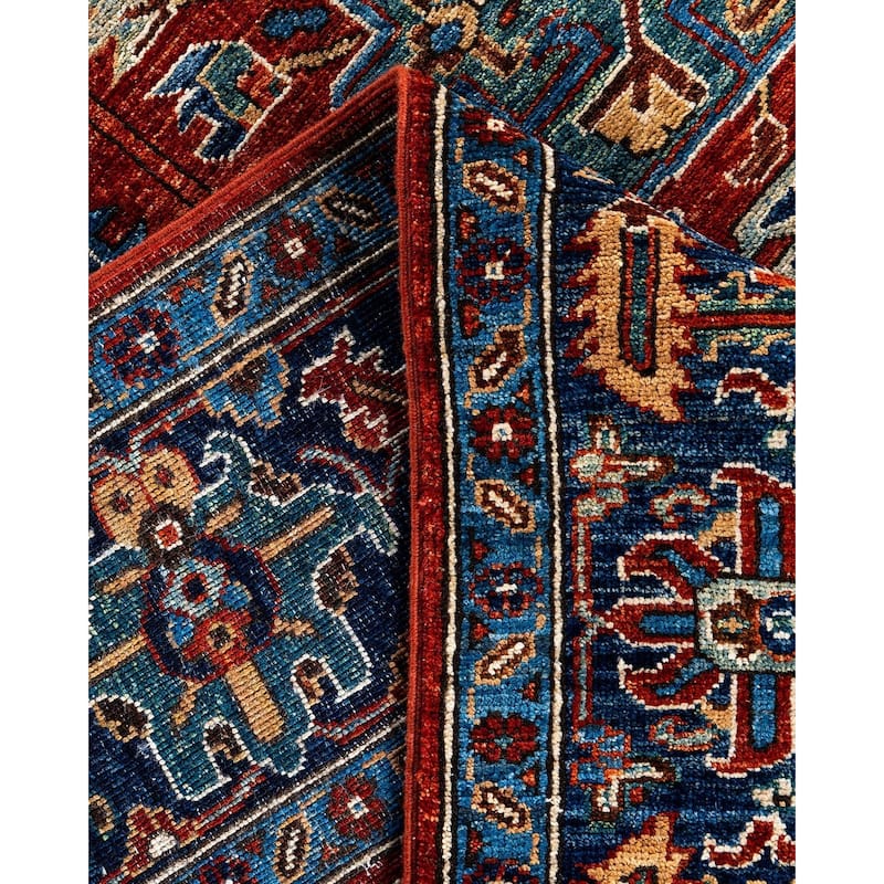 Serapi One-of-a-Kind Hand-Knotted Area Rug - Red, 8' 0" x 9' 9" - 8' 0" x 9' 9"