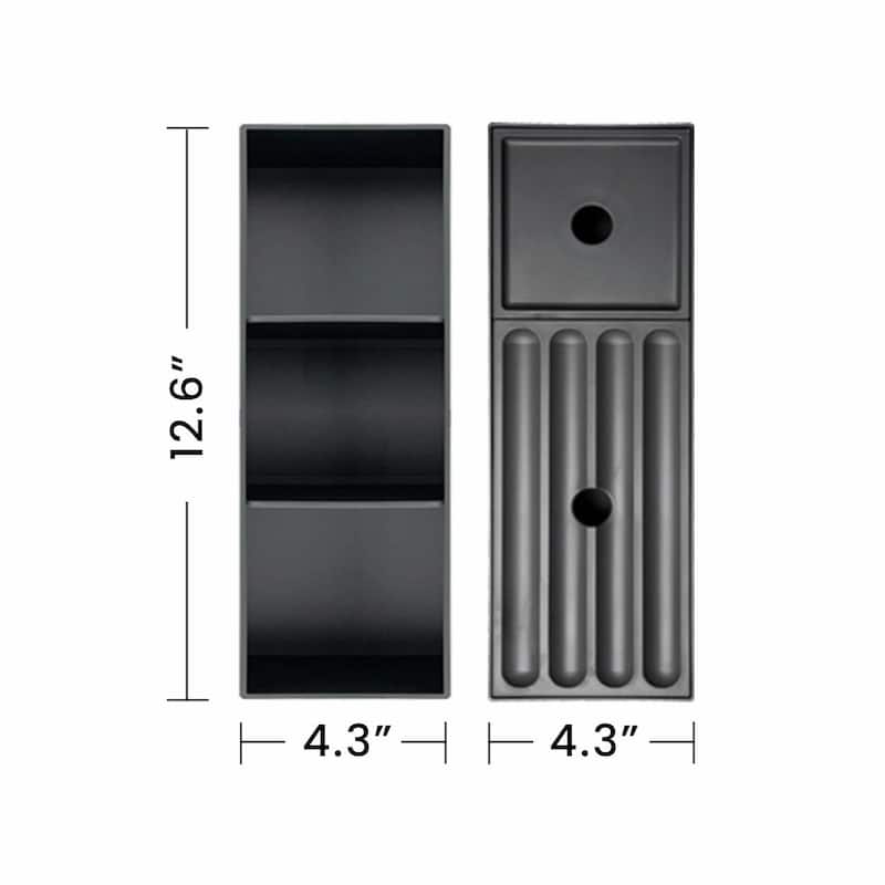 30" Striped Bathroom Vanity with White Ceramic Sink, Wall Mounted Floating Vanity