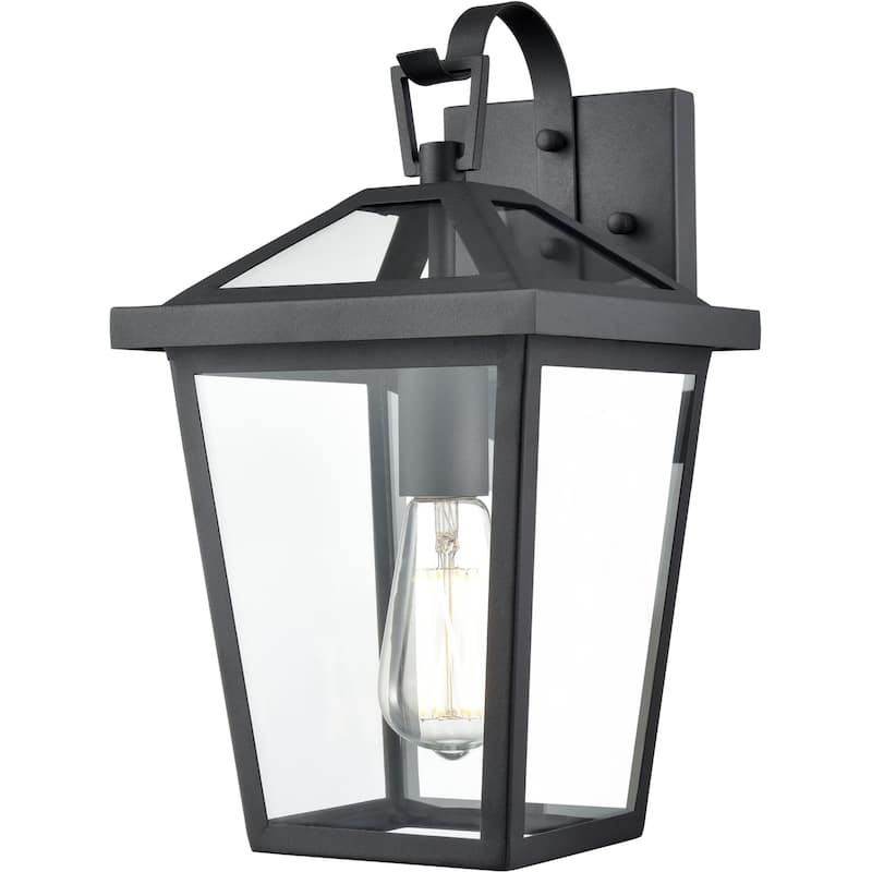 Millennium Lighting 92101 Mensun 15" Tall Outdoor Wall Sconce with - Textured Black
