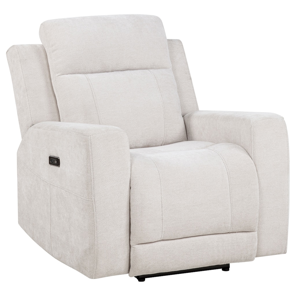 Kennett Chenille Upholstered Power Recliner Chair