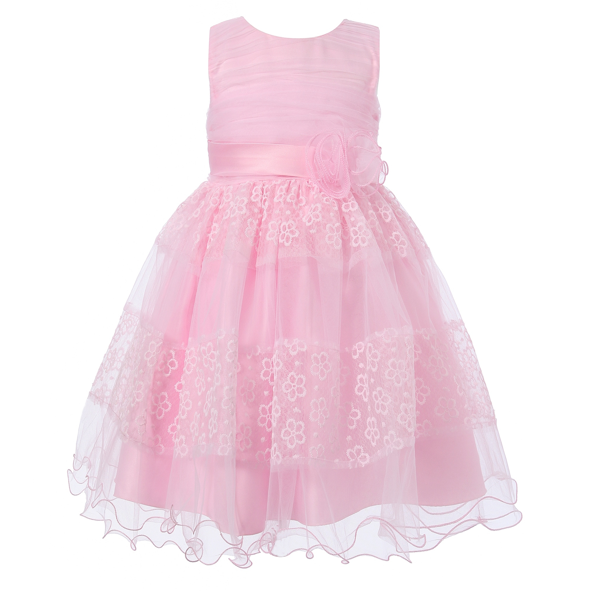girls pink sundress