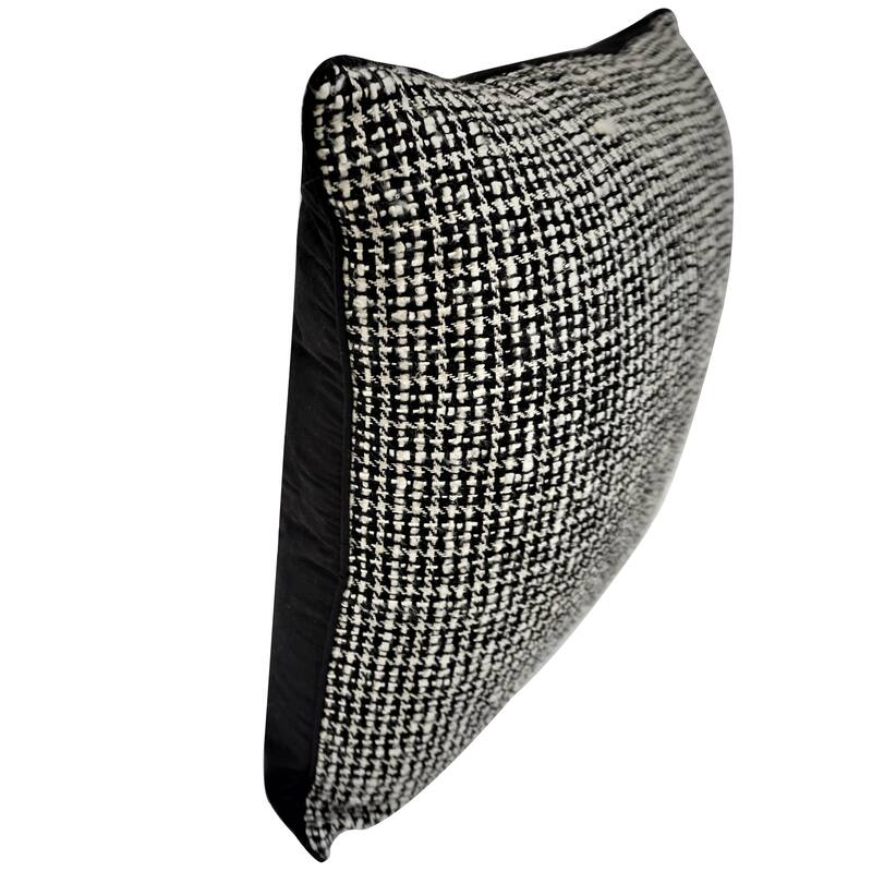 Home&Manor Fontana Vintage Raw Silk Pillow 18"