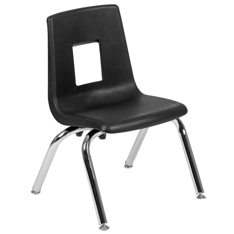47.5" Circle Wave Flexible Activity Table Set with 12" Student Stack Chairs